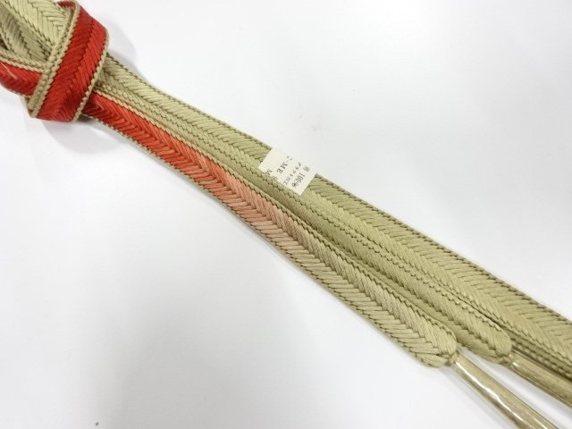 未使用品　正絹　手組帯締め